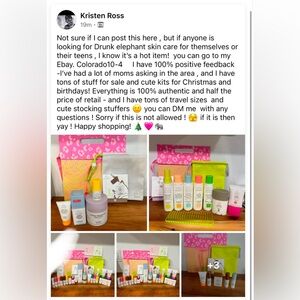 TONS OF DRUNK ELEPHANT SKIN CARE PRODUCTS AVAILABLE ON MY E*B*A*Y!!!! 🌲🩷🐘